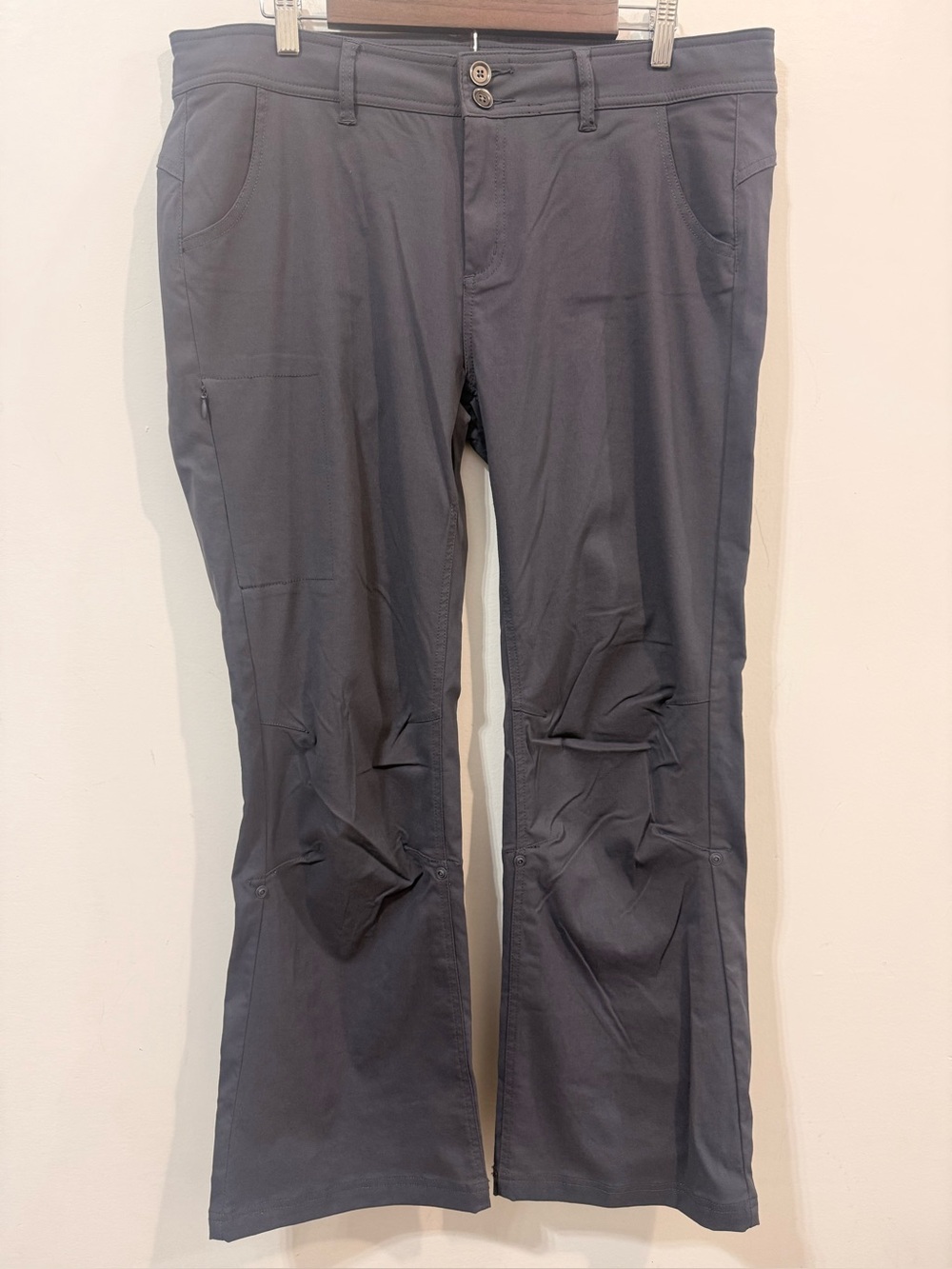 Prana Halle Roll-Up Convertible Hiking Cargo Pants Stretch Gorp Size 16